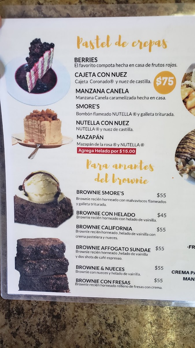 Fontana Café - Av. Venecia Menu - Image 3